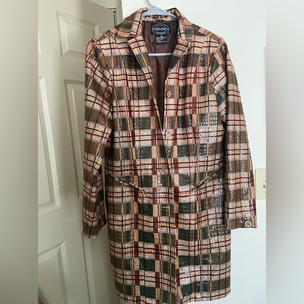 100% polyester print jacket
